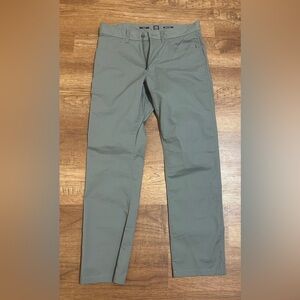 Prana Men’s Gray Chinos Everyday Wear Slim Fit 32x30
